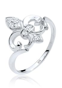 Elli "Ring Lilie Zirkonia 925 Silber"