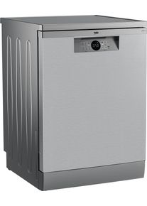 Beko Standgeschirrsp&uuml;ler "BDFN36451X", Energieeffizienz: B, silber (edelstahl), B:59,8cm H:85cm T:60cm, Geschirrsp&uuml;ler, Quick&Shine &ndash; schnelle Reinigung mit optimaler Trocknung, Standgeschirrsp&uuml;ler