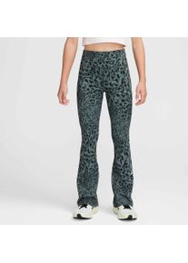 Leggings Nike "G NK DF ONE TGHT AOP Copy", M&auml;dchen, Gr. L (152/158), N-Gr, gr&uuml;n (camo gr&uuml;n, wei&szlig;), Obermaterial: 80% Polyester, 20% Elasthan, Hosen Leggings, mit elastischem Bund, Leggings-Form
