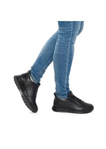 Slip-On Sneaker Ara "OSAKA", Damen, Gr. 8 (42), schwarz, Glattleder, Schuhe Slip-On Sneaker, Freizeitschuh, Slipper mit elastischen Schn&uuml;rsenkeln