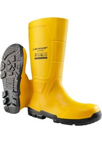 Sicherheitsstiefel Dunlop "JobGUARD Full Safety" Gr. 43, gelb, 43, Obermaterial: 100% Textilmaterial TEXMAT., Schuhe, Sicherheitsstiefel