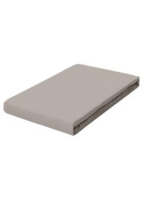 Schlafgut , Taupe , Textil , 100x200 cm , Textiles Vertrauen - Oeko-Tex&reg;, Hohenstein, Oeko-Tex&reg; Standard 100, Oeko-Tex&reg; Made IN Green , Rundumgummi, b&uuml;gelleicht, weich und anschmiegsam, formstabil und langlebig, spielend leicht zu &uuml;berziehen, allerh&ouml;chster Komfort ,