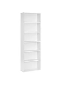 Boxxx Regal, Wei&szlig;, Holzwerkstoff, 6 F&auml;cher, 60x178.5x24 cm, stehend, B&uuml;rom&ouml;bel, B&uuml;rom&ouml;bel-Sets & B&uuml;rom&ouml;bel-Serien, B&uuml;rom&ouml;belserien