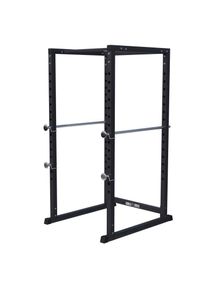 Gorilla Sports S&uacute;lyemelő ketrec &aacute;llv&aacute;nyokkal &eacute;s r&uacute;ddal 212 cm fekete