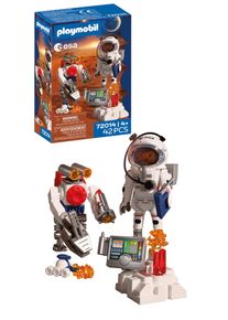 Konstruktions-Spielset Playmobil "Astronaut mit Roboter (72014), ESA", bunt, Spielbausteine, Kinder, Kunststoff, Konstruktions-Spielset