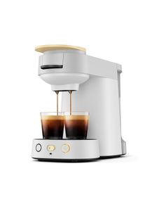 Philips Kaffeepadmaschine "Vibe CSA225/50, mit zwei Kaffee-Einstellungen", wei&szlig; (hellgrau, hellgelb), 2, Kaffeemaschinen, kompakt; mit Memory-Funktion u. 0,9-Liter herausnehmbarem Wassertank, Kaffeepadmaschine