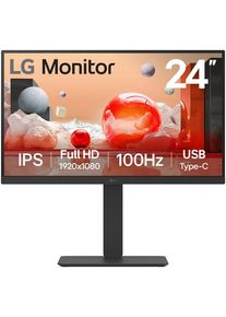 LG LED-Monitor "24BA750-B", Energieeffizienz: D, schwarz, B:48,5cm H:17,5cm T:61,5cm, Monitore, LED-Monitor