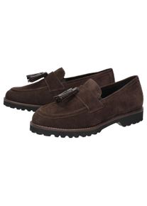 Slipper Sioux "Meredith-758-H", Damen, Gr. 38 (UK 5), braun (dunkelbraun), Schuhe Slipper