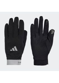 Laufhandschuhe adidas Performance "RUNNING CLIMAWARM", Gr. XL, schwarz, Obermaterial: 84% Polyester, 16% Elasthan, Handschuhe Laufhandschuhe