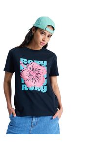 T-Shirt Roxy "Oceanregular Poster", Damen, Gr. M, schwarz (anthrazit), Obermaterial: 100% Baumwolle., Shirts T-Shirt