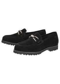 Slipper Sioux "Meredith-757-H", Damen, Gr. 42 (UK 8), schwarz, Schuhe Slipper
