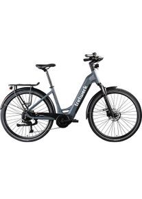 E-Bike Tretwerk "Amber" Gr. 48, dunkelgrau, Elektrofahrr&auml;der, 48cm, 28 Zoll (71,12cm), E-Bike, E Bike Damen 28" Elektrofahrrad 155 - 185cm Hollandrad