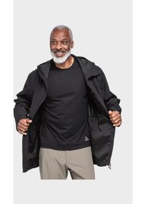 Sch&ouml;ffel Langjacke SCH&Ouml;FFEL "Parka Style Bohorok MNS", Herren, Gr. 50, schwarz (9990, schwarz), Oberstoff: 100% Polyester. (Membran: Thermoplastisches Polyurethan). Futter: 100% Polyester, relaxed fit, hoch geschlossener Ausschnitt, Jacken Langjacke