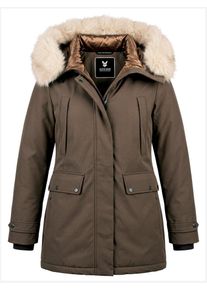 FUCHS SCHMITT - Longjacke Aruba, beige, Gr. 48, Kunstfaser