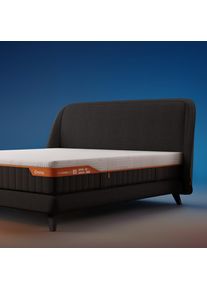EMMA Ensemble Literie Boxspring Performance &ndash; 160x200cm &ndash; Gris - 26cm