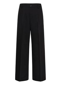Marlene-Hose Kaffe "Damen Anzughose KAsakura", Damen, Gr. 42, N-Gr, schwarz (schwarz deep), Obermaterial: 77% Polyester PES. 18% Viskose CV. 5% Elasthan EL., Hosen Marlene-Hose