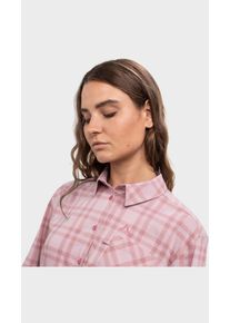 Sch&ouml;ffel Outdoorbluse SCH&Ouml;FFEL "Blouse Style Fraris WMN", Damen, Gr. 40, rosa (3105, rosa), Oberstoff: 81% Polyester, 14% Nylon, 5% Elasthan, bequem, V-Ausschnitt, Blusen Outdoorbluse