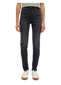 Skinny-fit-Jeans Mustang "Damen Style Georgia Super Skinny", Damen, Gr. 27, L&auml;nge 30, schwarz (701 dunkelgrau), Denim/Jeans, 80% Baumwolle, 17% Polyester, 3% Elasthan, unifarben, skinny fit, Jeans Skinny-fit-Jeans