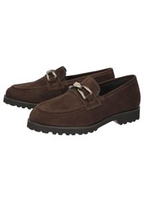 Slipper Sioux "Meredith-757-H", Damen, Gr. 42.5 (UK 8 1/2), braun (dunkelbraun), Schuhe Slipper