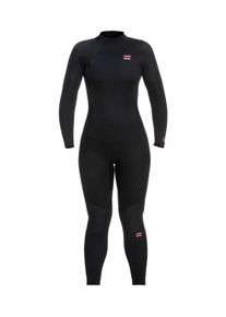Neoprenanzug Billabong "4/3mm Launch", Damen, Gr. XS-S/163-168cm & 47-57kg, schwarz (antique schwarz), 80% Neopren 20% Nylon, Sportanz&uuml;ge Neoprenanzug
