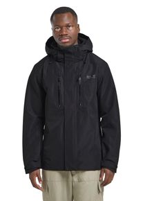 Funktionsjacke Jack Wolfskin "JASPER 2L JKT M", Herren, Gr. S (48), schwarz, Obermaterial: 100% Polyester. Futter: 100% Polyester, Jacken Funktionsjacke, mit TEXAPORE 2L, atmungsaktiv, winddicht, wasserdicht