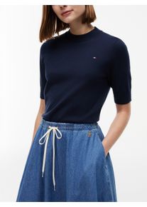 Jeansrock Tommy Hilfiger "MIDI FLARED SKIRT MIA RW", Damen, Gr. S (36/38), blau (mia), Denim/Jeans, Obermaterial: 100% Baumwolle, unifarben, regular fit wadenlang, R&ouml;cke Jeansrock, Baumwolle, in ausgestellter Form