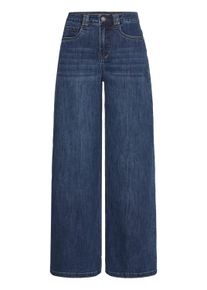 Regular-fit-Jeans Fransa "Damen Jeans FRATLANTA", Damen, Gr. 42, L&auml;nge 32, blau (dunkelblau denim), Obermaterial: 85% Baumwolle CO. 13% Polyester PES. 2% Elasthan EL., Jeans Regular-fit-Jeans
