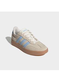 Sneaker adidas Sportswear "BARREDA", Damen, Gr. 39, beige (cream wei&szlig;, glow blau, gum10), Leder, Synthetik, Schuhe Sneaker, inspiriert vom Design des adidas handball spezial