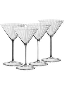 Martiniglas Spiegelau "Martinigl&auml;ser Lifestyle 220 ml 4er Set transparent", bunt (transparent), Glas, Trinkgef&auml;&szlig;e, Martiniglas