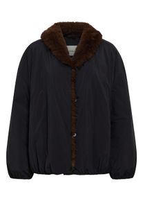 Wintermantel Soaked in Luxury "Damen Jacke SLPanama", Damen, Gr. L, schwarz, Obermaterial: 100% Polyamid PA., M&auml;ntel Wintermantel