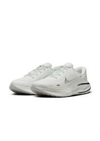 Laufschuh Nike "Journey Run", Herren, Gr. 45, summit wei&szlig;, metallic silber, schwarz, wei&szlig;, Synthetik, Textil, Schuhe Laufschuh, mit superweicher ComfiRide-D&auml;mpfung