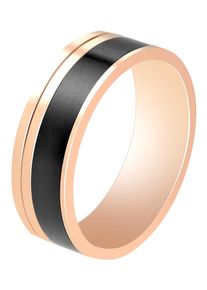 Partnerring Akzent "Ivano, langlebig" Gr. 72, rosa (ros&eacute;goldfarbig), Fingerringe, Damen, 72, Edelstahl, Partnerring