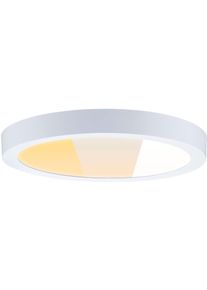 Paulmann LED Panel "Abia 2 WhiteSelect Sensor", wei&szlig;, 1, &Oslash; 30cm H: 3,3cm, 1 Stk., Leuchten, D&auml;mmerungsgesteuerter Bewegungsmelder (HF), LED Panel