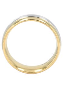 Partnerring Akzent "Duo Expression, langlebig" Gr. 62, bunt (bicolor), Fingerringe, Damen, 62, Edelstahl, Partnerring