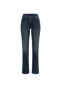 Stretch-Jeans MAC "Dream", Damen, Gr. 46, L&auml;nge 30, blau (schwarz authentic used), Denim/Jeans, Obermaterial: 91% Baumwolle, 6% Polyester, 3% Elasthan, eng normal, Jeans Stretch-Jeans, mit Stretch f&uuml;r den perfekten Sitz