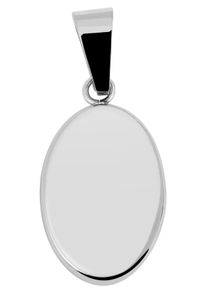 Anh&auml;nger mit Gravur Akzent "Nermin, silberfarbig, langlebig", silber (silberfarbig), Schmuckanh&auml;nger, Damen, Edelstahl, Anh&auml;nger mit Gravur