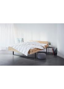 Daunenbettdecke + Kopfkissen Otto Keller "Sandra, Bettwaren-Set in 135x200 oder 155x220 cm, Sommer oder Winter", wei&szlig;, B/L: 155cm x 220cm Anzahl Teile 1, B/L: 80cm x 80cm Anzahl Teile 1, Bezug: Baumwolle F&uuml;llung: Entendaune/-feder, extraleicht, Bettdecken Bezug: 100% Baumwolle. Kopfkissen Bezug: 100% Baumwolle. Bettdecken F&uuml;llung: 60% Daunen, 40% Federn. Kopfkissen F&uuml;llung: 85% Federn, 15% Daunen,