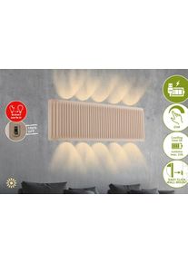 Briloner Leuchten LED Wandleuchte "FADE", beige, 1, H: 4,5cm, 1 Stk., Leuchten, 28,5x9x4,5 cm, Wohnzimmer, Flur, Schlafzimmer, LED Wandleuchte
