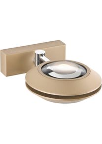 NEUHAUS PURE LED Wandleuchte "PURE Oculis", beige (bronzefarben), 2, &Oslash; 15cm H: 7,3cm, 1 Stk., Leuchten, Dimmf&auml;hig &uuml;ber separaten Tronicdimmer, dreh- & schwenkbar, LED Wandleuchte