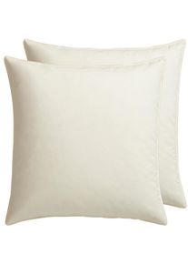 Federkissen Otto Keller "Kopfkissen & Dekokissen, in 40x40, 40x80, 80x80 cm erh&auml;ltlich", beige (creme), B:80cm L:80cm, Bezug: 100% Baumwolle. F&uuml;llung: 70% G&auml;nsefeder, 30% G&auml;nsedaunen, Kopfkissen, Federkissen, Sofakissen, Dekokissen und auch als Schlafkissen.