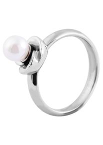 Fingerring Akzent "Anong, langlebig" Gr. 54, silber (silberfarbig), Fingerringe, Damen, 54, Edelstahl, Fingerring