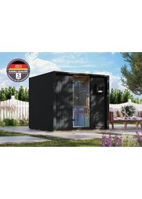 Saunahaus Konifera "Loppi", schwarz, Saunaofen, integrierte Steuerung, 9 kW, Saunen, Saunahaus, verschiedene Varianten