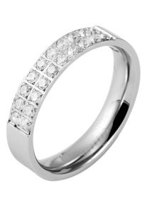 Fingerring Akzent "Anita, silberfarbig, langlebig" Gr. 54, silber (silberfarbig), Fingerringe, Damen, 54, Edelstahl, Fingerring