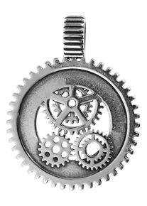 Kettenanh&auml;nger Akzent "Maram, langlebig", silber (silberfarbig), Schmuckanh&auml;nger, Damen, Edelstahl, Kettenanh&auml;nger