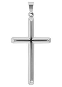 Kreuzanh&auml;nger Akzent "Lazarus, langlebig", silber (silberfarbig), Schmuckanh&auml;nger, Herren, Edelstahl, Kreuzanh&auml;nger