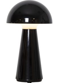 LED Tischleuchte "Tischlampe Mushroom", schwarz, B:16cm H:28cm L:16cm T:16cm &Oslash;:16cm, Parforce Traditional Hunting, Leuchten, LED Tischleuchte, Akku-Tischleuchte, 3-Stufen-Dimmung, Li-Ion-Akku