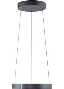NEUHAUS PURE LED Pendelleuchte "PURE E-Clipse", grau (mystic grau), 2, &Oslash; 50cm H: 40cm, 1 Stk., Leuchten, e-LIFT-Funktion, CCT, dimmbar &uuml;ber Fernbed&iacute;enung, LED Pendelleuchte