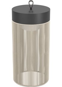 Eglo LED Tischleuchte "GARVARDO", beige (schwarz, taupe), 1, &Oslash; 10cm H: 20cm, 1 Stk., Leuchten, Kabellose Tischlampe Garvardo, LED Nachttischlampe, LED Tischleuchte