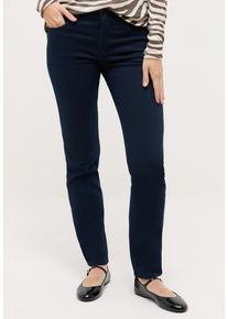 Slim-fit-Jeans Angels, Damen, Gr. 36, L&auml;nge 28, blau (night blau), Denim/Jeans, Obermaterial: 77% Baumwolle, 10% Polyester, 10% Viskose, 3% Elasthan, slim fit lang, Jeans Slim-fit-Jeans, mit Stretch in cleaner Optik