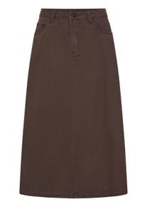 Jeansrock B.Young "Damen Denimrock BYLUPINA", Damen, Gr. 40, braun (java), Obermaterial: 100% Baumwolle CO., R&ouml;cke Jeansrock